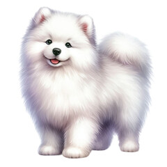 Fototapeta premium dog cute clipart watercolor 