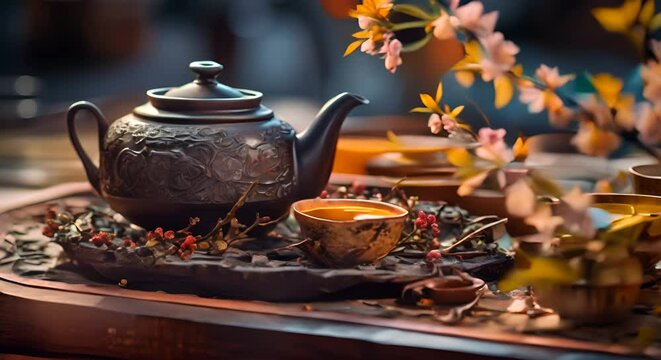 Tea culture, the ritual and relaxation