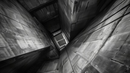 Architecture magazine black and white photography. Fisheye low angle photography. Architecture...