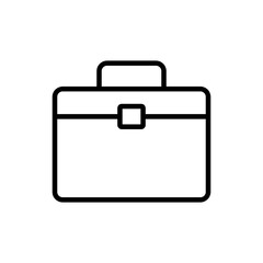 briefcase vector thin line icon simple illustration on white background..eps