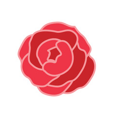 Flat  art camellia flower