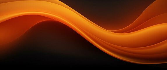 Abstract orange wavy background. illustration for your graphic design. Orange, yellow or red colors, Space for text or image - obrazy, fototapety, plakaty