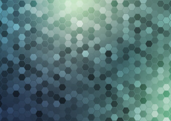 Green dark pentagon gradient pattern graphic background