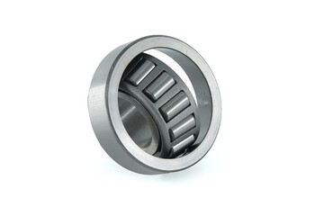Cylindrical roller bearing isolated on white background