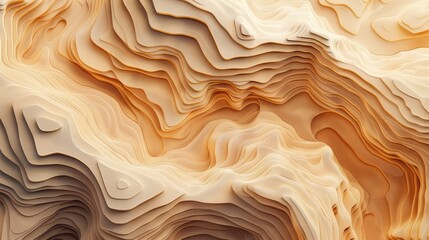 topographic digital background, light brown