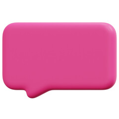 bubble 3d render icon illustration