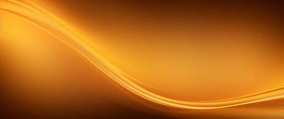 Abstract orange background with smooth lines in it. Golden, rich colors, Space for text or image - obrazy, fototapety, plakaty