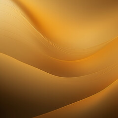 Abstract background with smooth lines in yellow and brown colors for design. Golden, rich colors, Space for text or image - obrazy, fototapety, plakaty