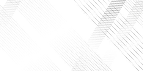Fototapeta premium Vector gradient gray line abstract pattern Transparent monochrome striped texture, minimal background. Abstract background wave line elegant white striped diagonal line technology concept web texture.