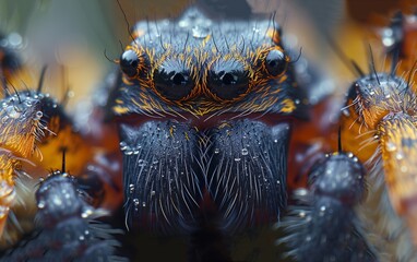 The Intense Stare of a Spider Captured