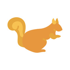 Squirrel Flat Style