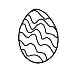 Easter eggs doodle style
