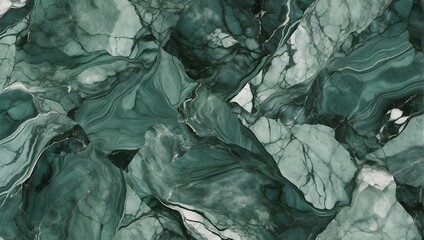 Obraz premium Sophisticated background with a flawless green marble pattern texture Generative AI