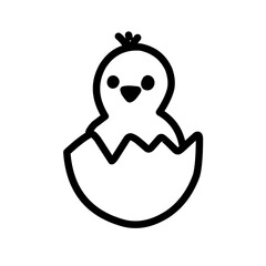 Eggs icons outline
