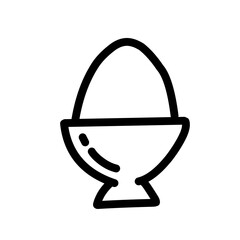 Eggs icons outline