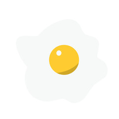 Egg in eggshell Vector isolated