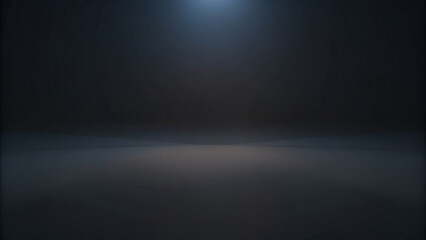 Stage Spotlight in Dark Background