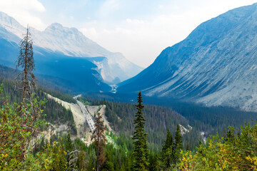 Icefield parkway from Jasper to Bank