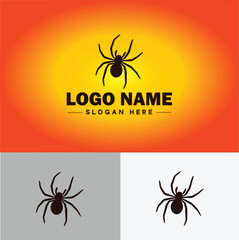 Spider logo vector art icon graphics for company brand business icon Spider Logo template