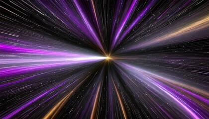 エネルギーとスピード感のある紫色の光線の背景
