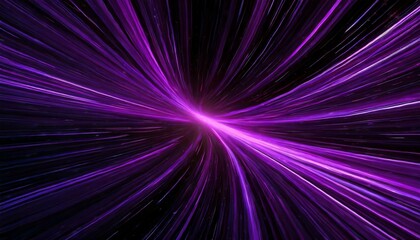 エネルギーとスピード感のある紫色の光線の背景
