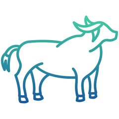 Buffalo Gradient Linear Style