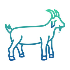 Goat Gradient Linear Style