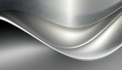 silver decoration. A luxurious silver fabric.