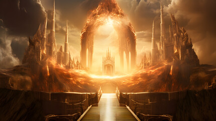 Standing in the throne room of God