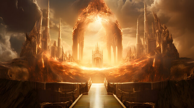Standing in the throne room of God