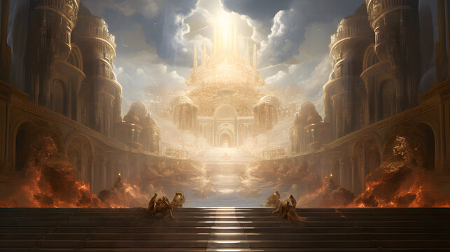 Standing in the throne room of God