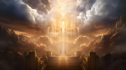 Standing in the throne room of God