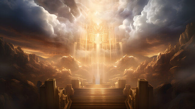 Standing in the throne room of God