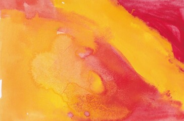 Abstract art background. Watercolours on paper. Rough brushstrokes of paint.