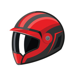 Helmet Isolated flat vector illustration