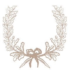 frame with flowers in Brown fall autumn