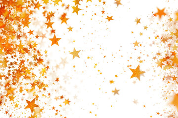 Gold Star Isolated On Transparent Background