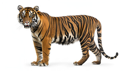 tiger isolated on white background