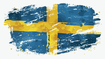 Swedish flag circle transparent png. Sweden flag 