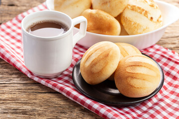 Delicious and nutritious almojábanas or pandebono, a food based on cassava flour and cheese