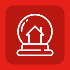 Fototapeta premium Christmas Icon