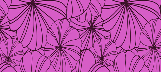 pink abstract floral background vector illustration