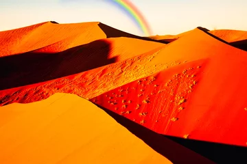 Foto auf Acrylglas ナミブ砂漠にかかる虹 © san724