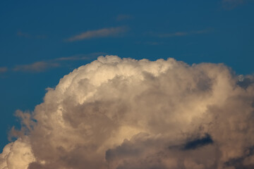 Clouds during a thunderstorm.