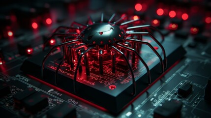 Botnet attack warning, device under external control