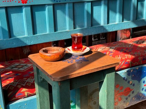 photo of traditional cafe in erbil city