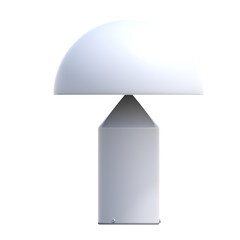 table lamp isolated on transparent background, room lamp, 3D illustration, cg render