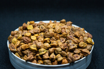 Nutrient Rich Beauty Black Garbanzo Beans in Detail
