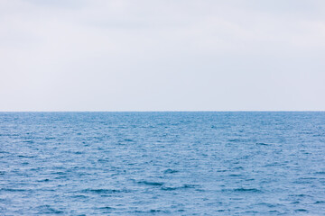 Obraz premium Sea landscape. Cloudy sky and wide horizon