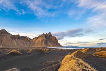 The Vestrahorn, the sea and the ice
